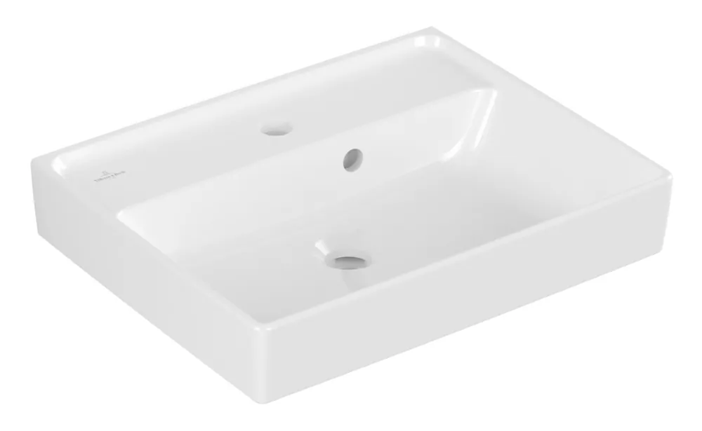 VILLEROY & BOCH COLLARO umyvadlo 50 cm, s otvorem pro baterii a přepadem, CeramicPlus, alpská bílá Zlevněný