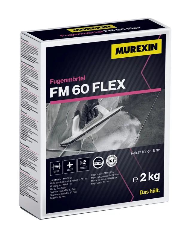 MUREXIN FM 60 FLEX spárovací malta pro spáry 0,5-7 mm, 2 kg, nussbraun Cenová Bomba