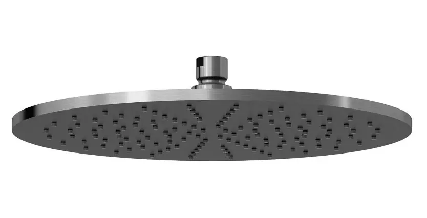 KLUDI A-QA horní sprcha pr. 300 mm, kartáčovaný gun metal Nová Kolekce