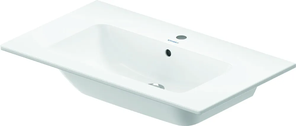 Sleva DURAVIT ME BY STARCK umyvadlo 83 cm, s otvorem pro baterii a přepadem, DuraShield