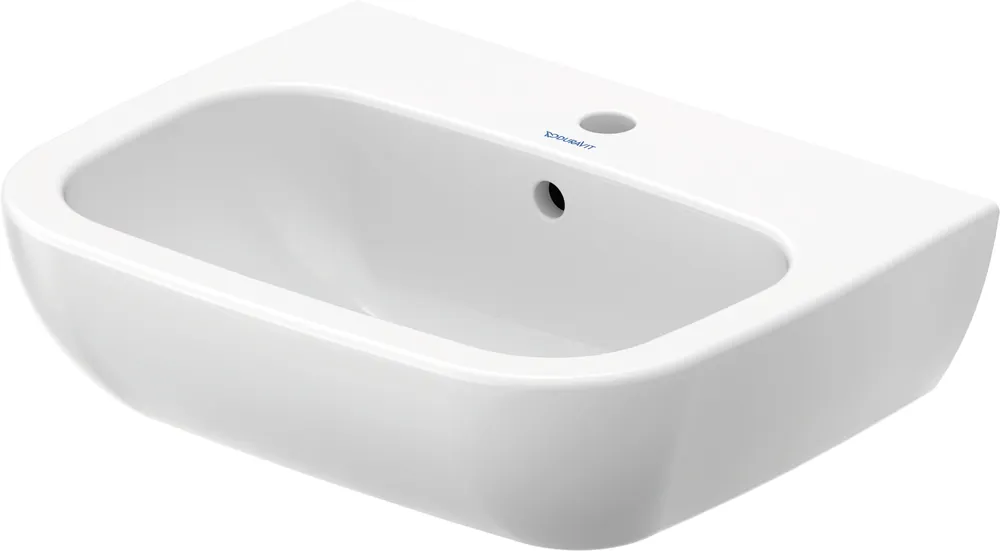Akční Cena DURAVIT D-CODE umyvadlo 55 cm, s otvorem pro baterii a přepadem