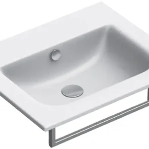 Akční Cena CONCEPT S umyvadlo 60 cm, bez otvoru pro baterii, s přepadem, Cataglaze