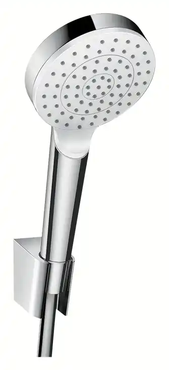 Hit Sezóny HANSGROHE CROMETTA 1JET sprchová souprava 3-dílná, ruční sprcha pr. 100 mm, hadice, držák, EcoSmart, bílá/chrom