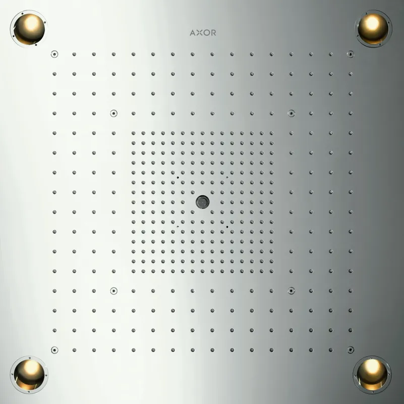 AXOR SHOWER SOLUTIONS SHOWERHEAVEN 720/720 3JET horní sprcha 720x720 mm, 3 proudy, s LED osvětlením, vzhled nerezu Akční Cena