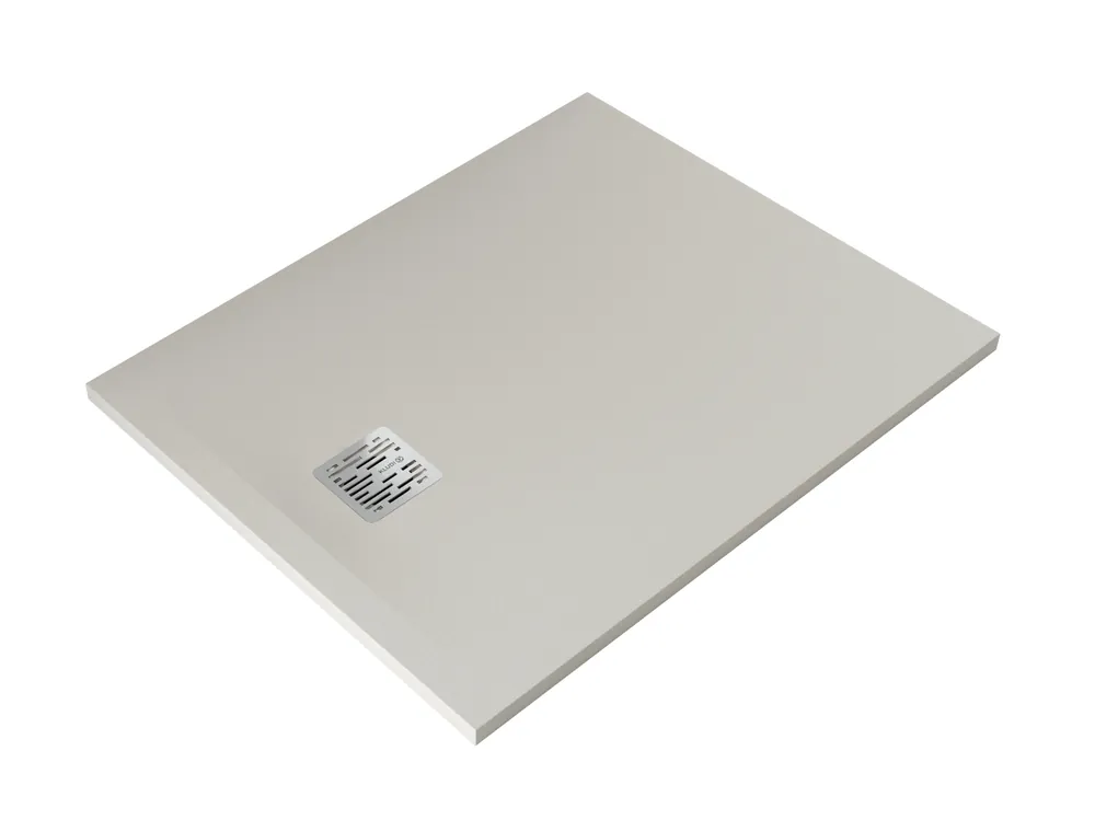 CONCEPT 200 sprchová vanička 80x100 cm, litý mramor, samonosná, mat light dove grey Nakupujte Hned
