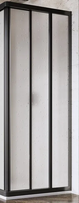 RAVAK SUPERNOVA ASRV3 75 sprchové dveře 75x198 cm, posuvné, černá/plast pearl Oblíbený