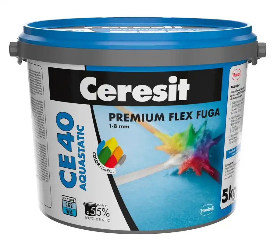 Kup Teď CERESIT CE 40 AQUASTATIC flexibilní spárovací hmota pro spáry 1-8 mm, 5 kg, chocolate
