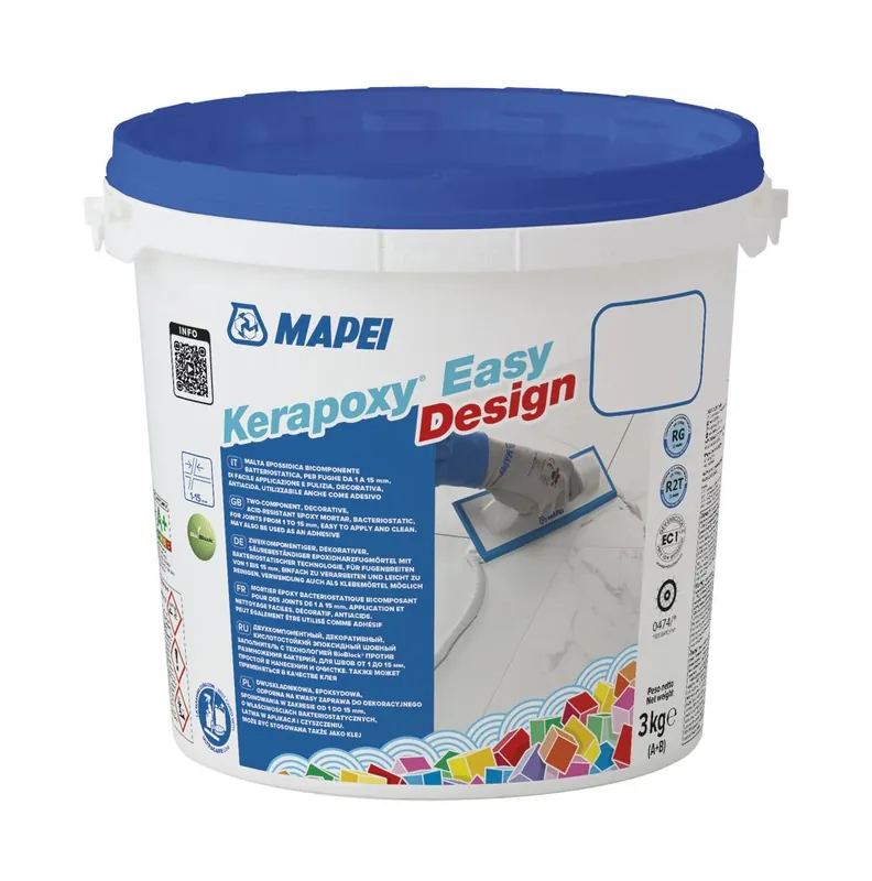 MAPEI KERAPOXY EASY DESIGN epoxidová spárovací hmota pro spáry 1-15 mm, 3 kg, hedvábná Cenová Bomba