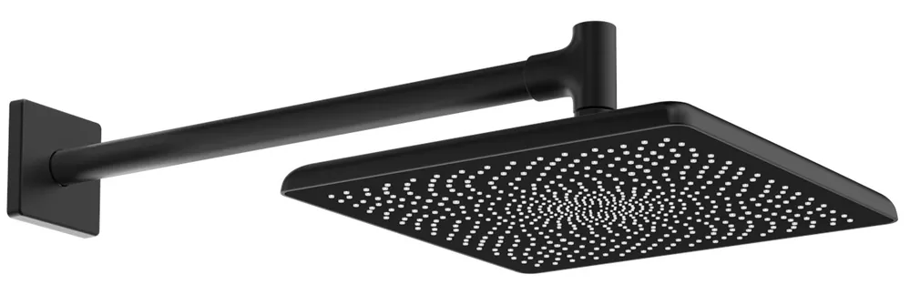 HANSA AURELIA horní sprcha 250x250 mm, s ramenem, matná černá Speciální Cena