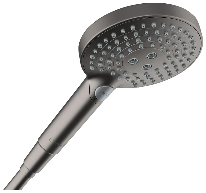 Tovární Cena HANSGROHE RAINDANCE SELECT S 3JET ruční sprcha pr. 120, 3 proudy, kartáčovaný černý chrom