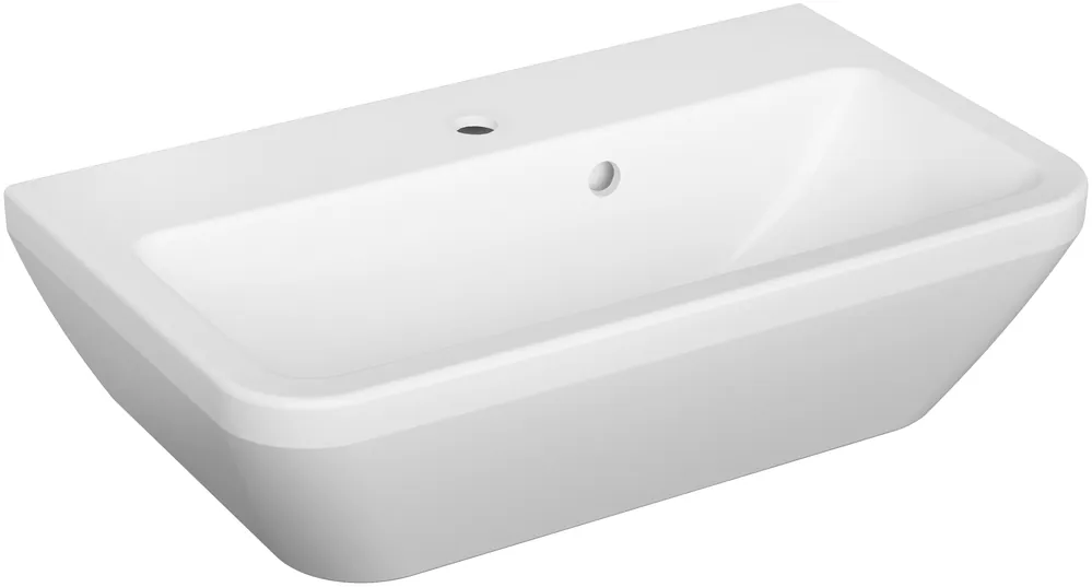 Koupit Online VITRA INTEGRA umyvadlo 60 cm, s otvorem pro baterii a přepadem, VitrAhygiene