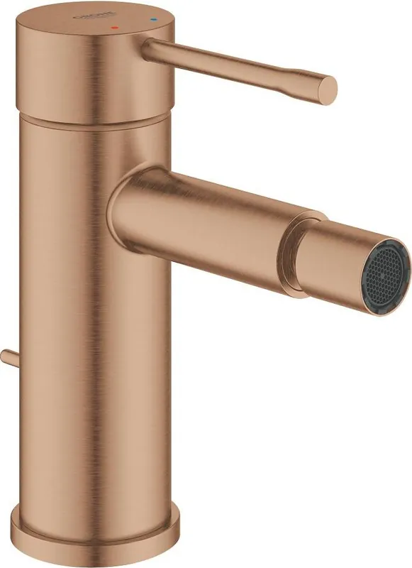 Cenově Výhodný GROHE ESSENCE NEW bidetová stojánková baterie, s odtokovou soupravou, Water Saving, kartáčovaný warm sunset