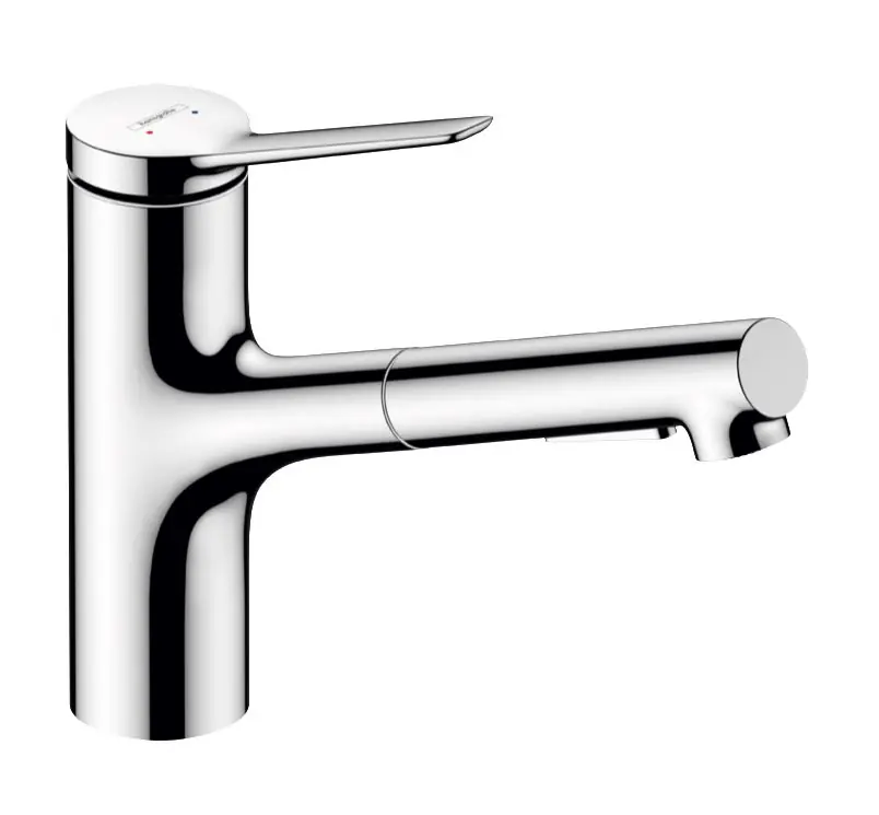 HANSGROHE ZESIS M33 dřezová baterie, s vytahovací sprškou, sBox lite, chrom Ověřený