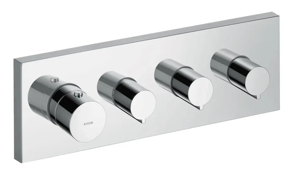 Vrácení Zdarma AXOR SHOWER COLLECTION podomítková termostatická baterie, pro 3 spotřebiče, chrom