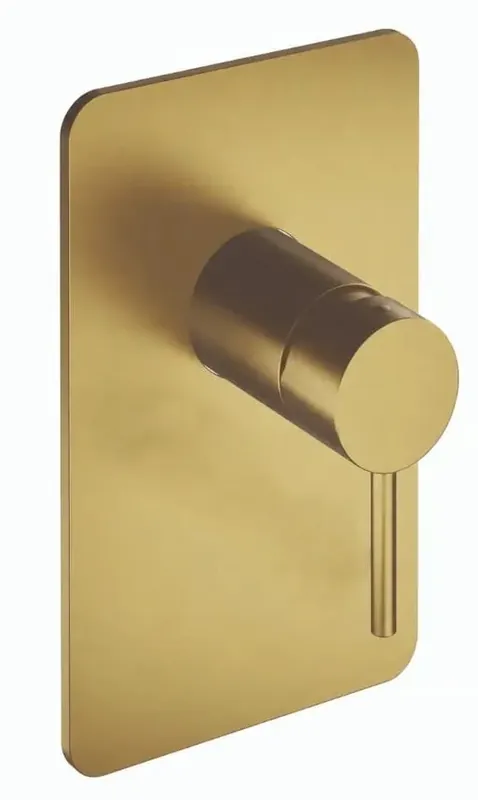 Oblíbený CONCEPT 300 ROUND sprchová podomítková baterie, PVD, brushed gold brass