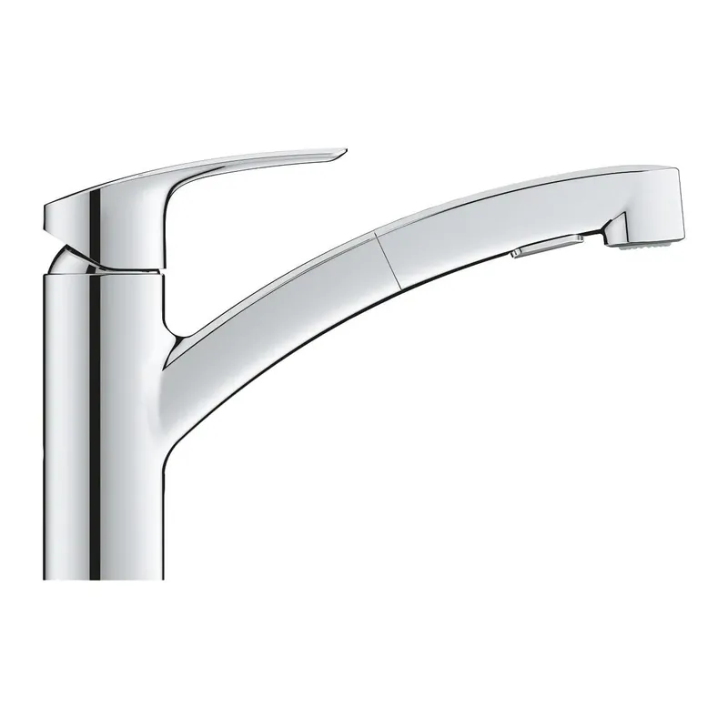 Vrácení Zdarma GROHE EUROSMART dřezová baterie, s vytahovací sprškou, sklopná pod okno, chrom