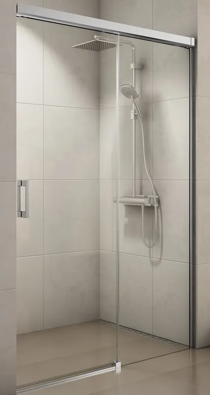 CONCEPT 300 STYLE sprchové dveře 140x200 cm, posuvné, pravé, aluchrom/čiré sklo Akční Cena