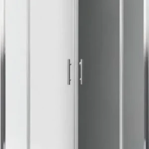 Značkový EASY ELR2 800 B/CS sprchový kout 80x80 cm, R550, posuvné dveře, bílá/transparent