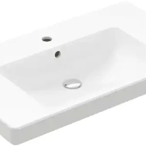 VILLEROY & BOCH VERITY DESIGN 2.0 umyvadlo 80 cm, s otvorem pro baterii a přepadem, alpská bílá Rychlé Dodání