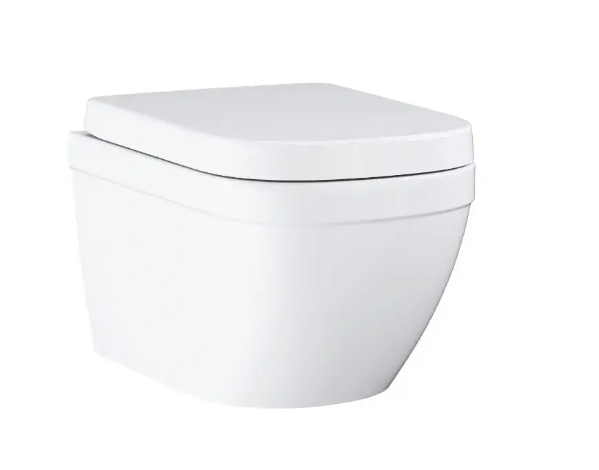 Top Prodej GROHE EURO CERAMIC závěsné WC se SoftClose sedátkem, Rimless, Triple Vortex splachování, alpská bílá