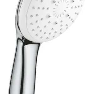 Nová Kolekce GROHE TEMPESTA 110 ruční sprcha pr. 110 mm, 3 proudy, Water Saving, bílá/chrom