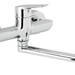 NOVASERVIS METALIA 54 umyvadlová/dřezová nástěnná baterie, Eco, chrom Ověřený