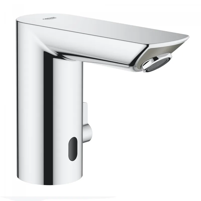 GROHE BAU COSMOPOLITAN E umyvadlová senzorová baterie s regulací teploty, napájení ze sítě, Water Saving, chrom Aktuální