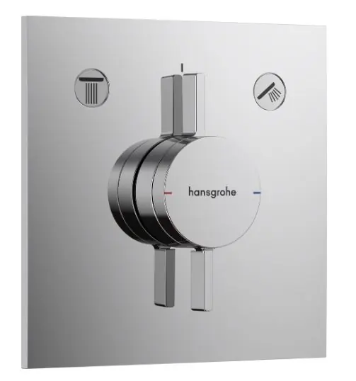 HANSGROHE DUOTURN E podomítková baterie, pro 2 spotřebiče, chrom Aktuální