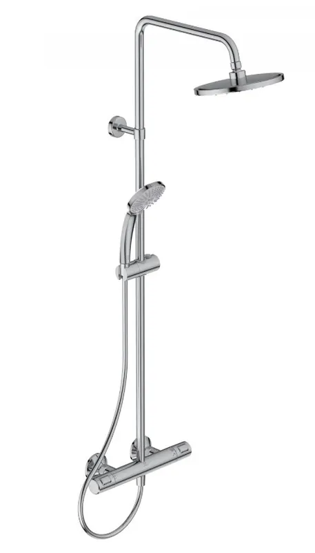 IDEAL STANDARD CERATHERM sprchový set s termostatickou baterií, horní sprcha, ruční sprcha se 3 proudy, tyč, hadice, chrom Kup Teď