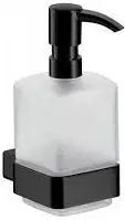 Pouze Dnes EMCO CONCEPT BLACK dávkovač tekutého mýdla, nástěnný, sklo, černá