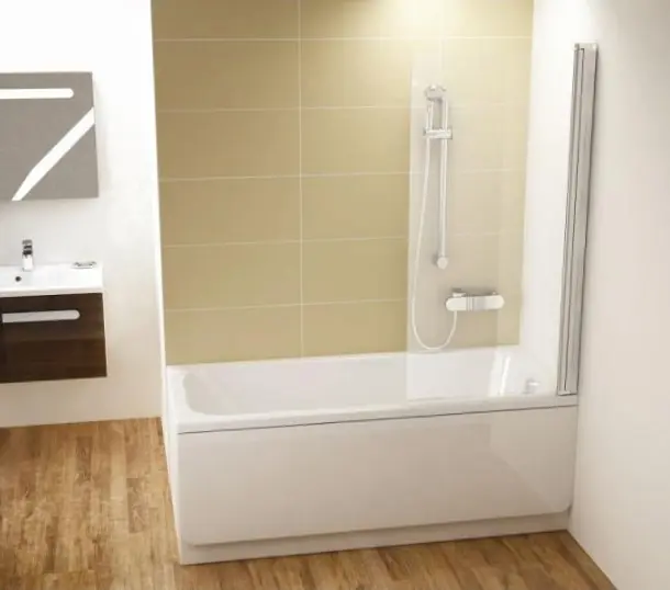 CONCEPT 100 vanová zástěna 80x150 cm, pravá, lítací, bright alu/sklo čiré Cenový Hit