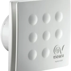 Sleva VORTICE PUNTO FOUR MFO 100/4" axiální ventilátor 100 mm, nástěnný/stropní, se zpětnou klapkou