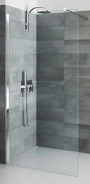 ROTH CARIBA WALK IN CI TWF stěna walk-in 120x200 cm, brillant/čiré sklo Levný