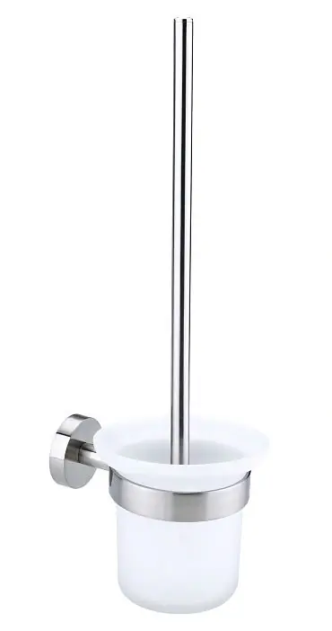 Vrácení Zdarma TESA MOON WC štětka, nástěnná, sklo, nerez ocel