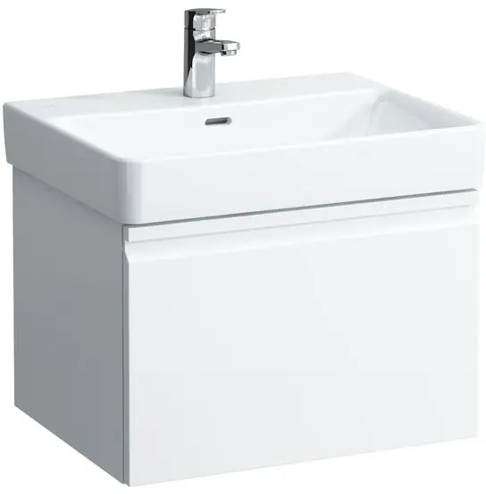 LAUFEN PRO S skříňka pod umyvadlo 57x45x39,7 cm, 1 zásuvka, lesklá bílá Omezená Nabídka