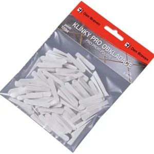 DEN BRAVEN klínky 0-4mm pro obkladače, bílá Expresní Doručení