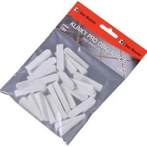 DEN BRAVEN klínky 0-8mm pro obkladače, bílá Expresní Doručení