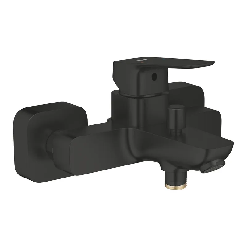 GROHE CUBEO vanová nástěnná baterie, s přepínačem, matte black Must-Have