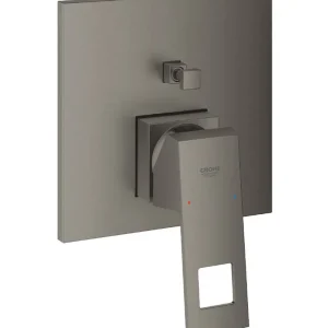 Akční Nabídka GROHE EUROCUBE vanová podomítková baterie, s přepínačem, kartáčovaný hard graphite