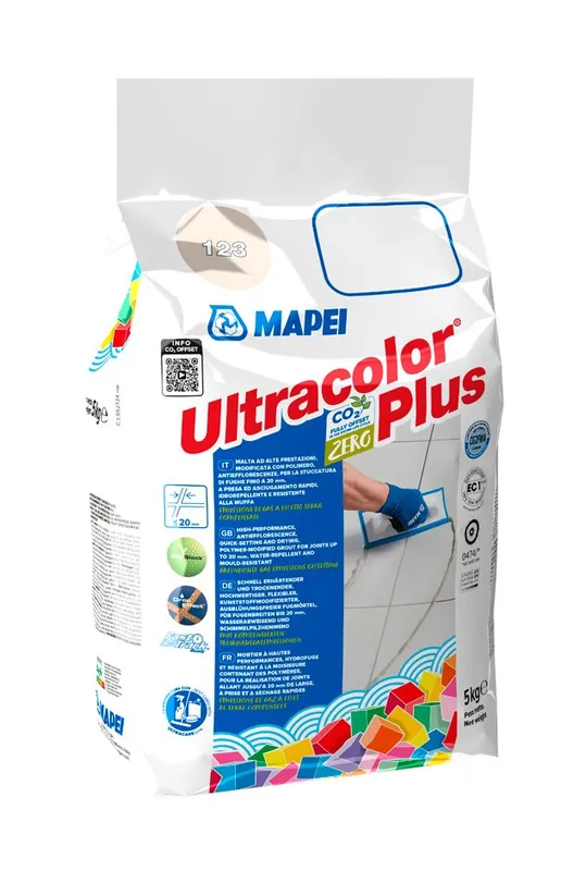 Výprodej MAPEI ULTRACOLOR PLUS spárovací hmota 5 kg, antracitová