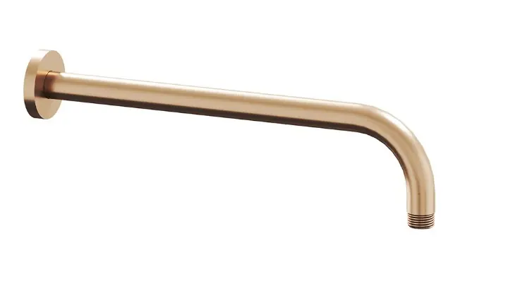 Nová Kolekce RAVAK 702.61 sprchové rameno 351 mm, nástěnné, růžové kartáčované zlato