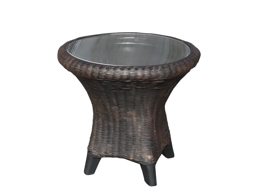 Top Prodej zahradní stůl RATTAN + deska sklo