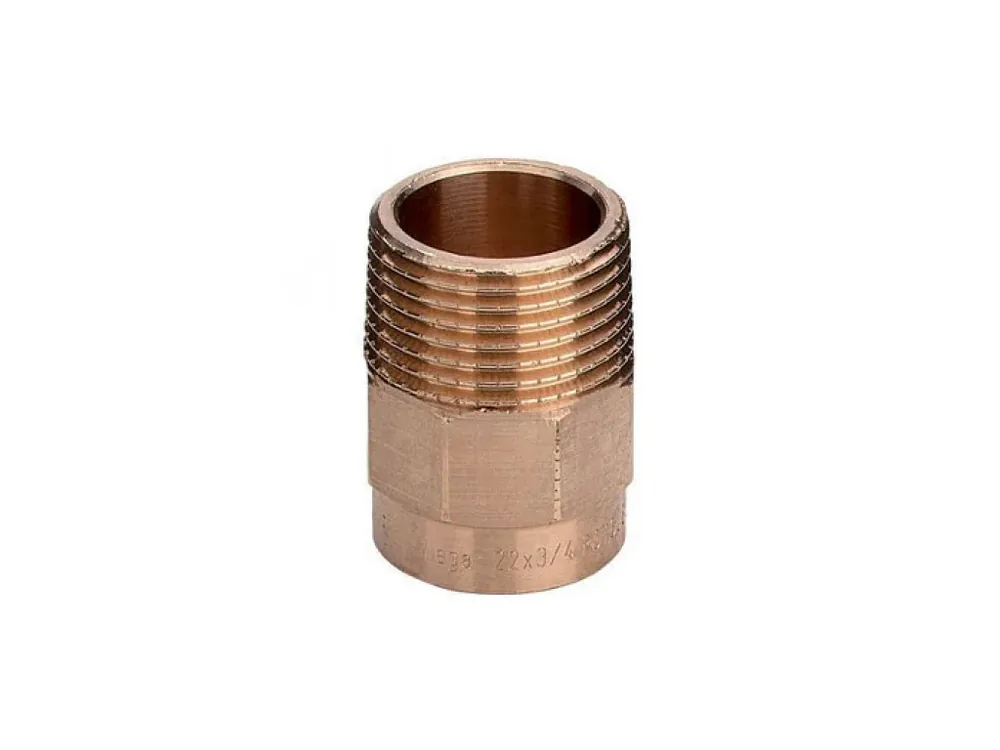 Pájkovací měď přechodová vsuvka vnější závit 22 X 1/2" Výhodná Nabídka