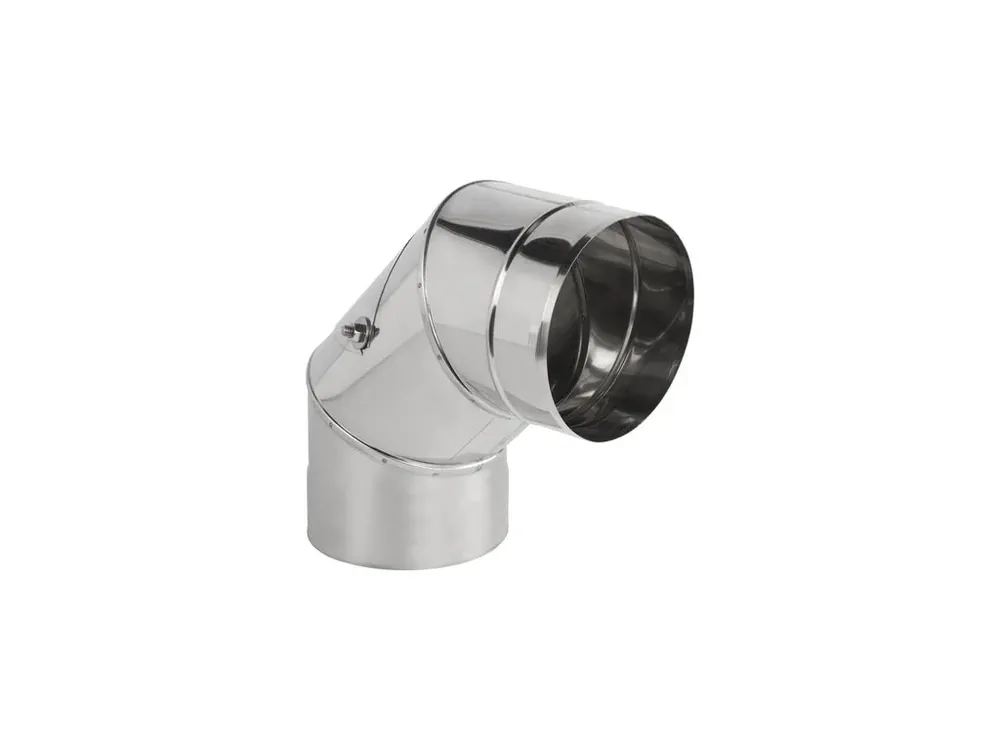 Prodmax komínové koleno s revizním otvorem 120 mm nerez - 90° 0,6 mm Cenová Bomba