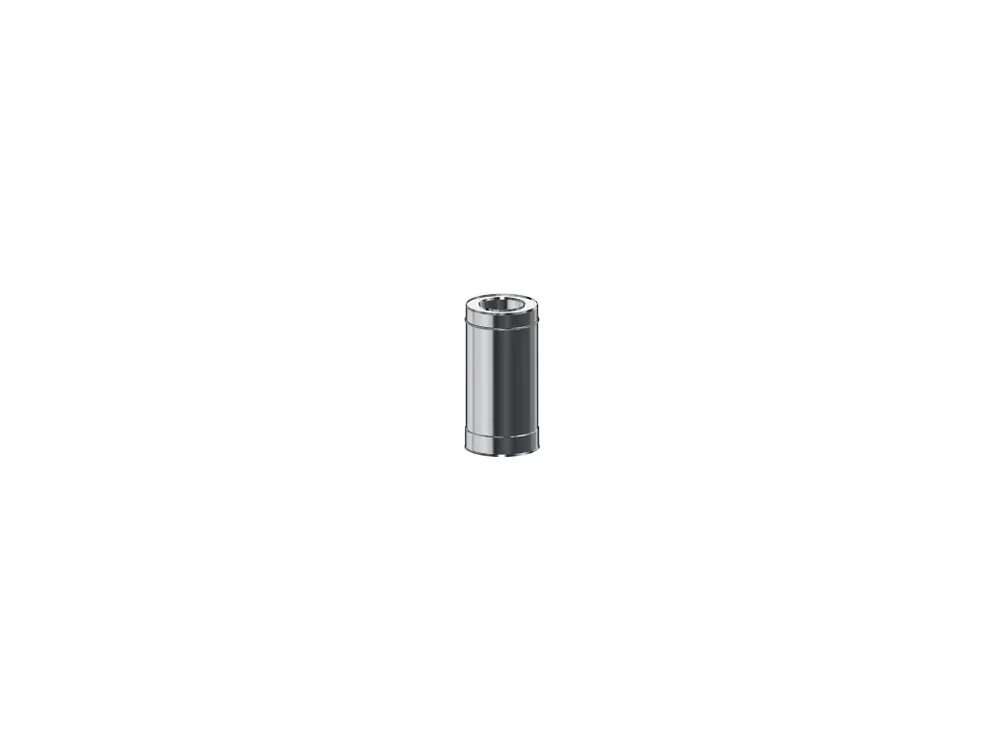 Tříplášťová izolovaná komínová roura - průměr 130/225 mm, délka 500 mm ( 0,5 m ) - kouřovod Objednat Nyní