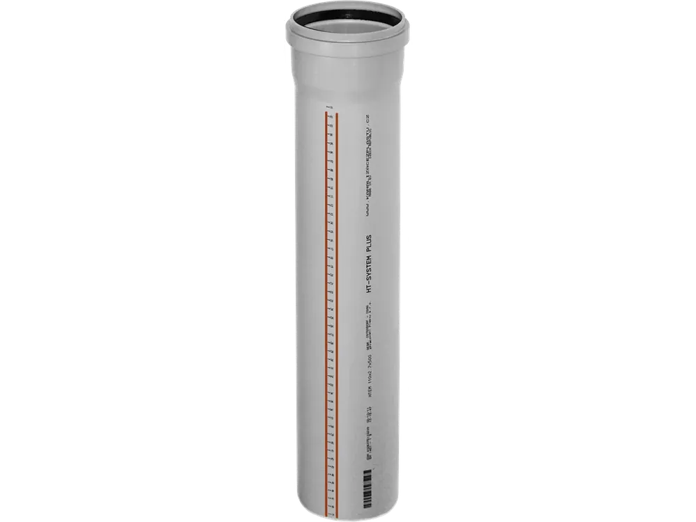 Výprodej HT odpadní roura s hrdlem DN 125 - 150 mm, HTEM