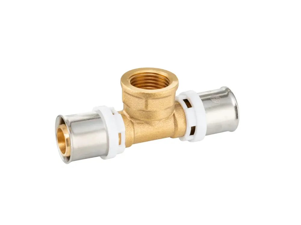 PEX lisovací T-kus s přechodem na závit F 20x1/2"x20 TH Nejlepší Cena