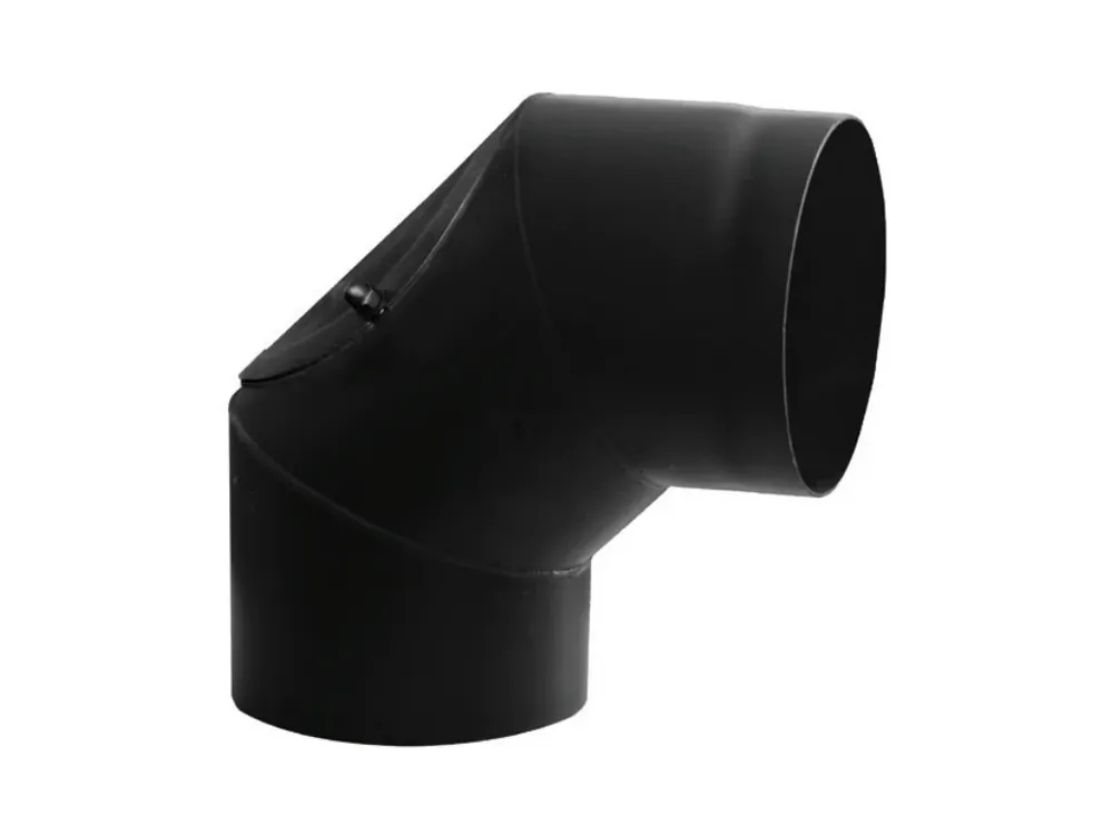 Prodmax komínové koleno s revizním otvorem 150 mm ocel - 90°, 2 mm Expresní Doručení