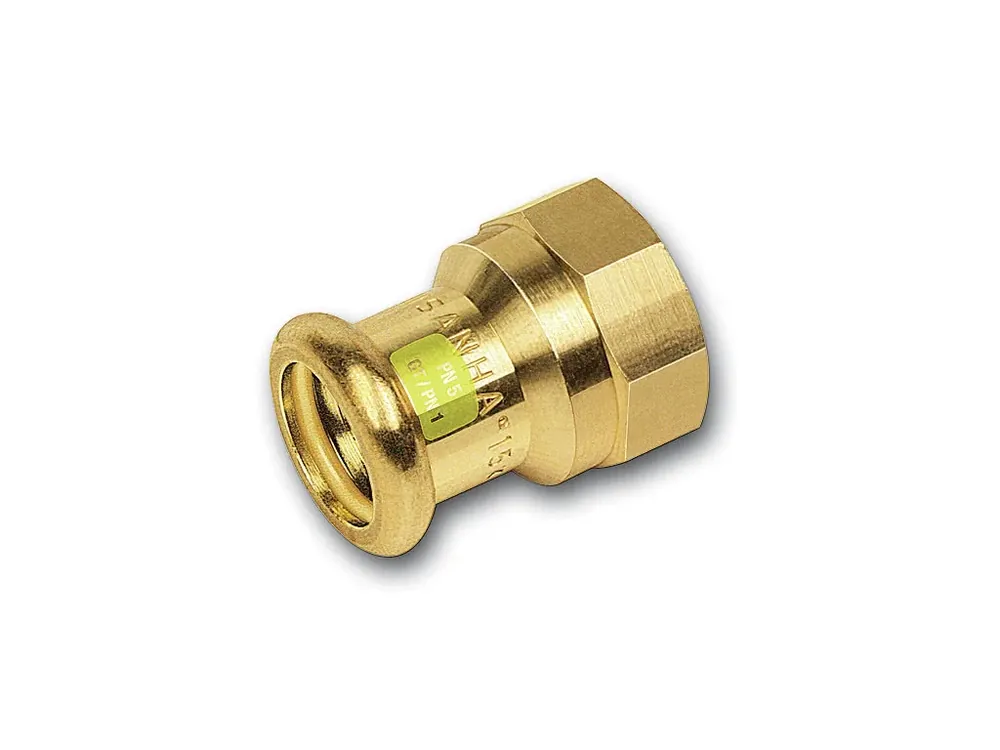 Nátrubek se závitem 22 x3/4" - plyn (SANHA-Press Plyn) Sleva