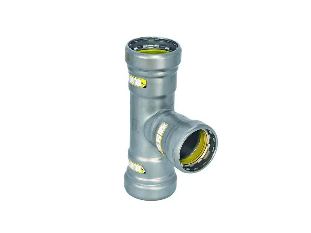 Akce Heavy Steel Gas lisovací T-kus FFF 5/4"x1"x5/4" - uhlíková ocel